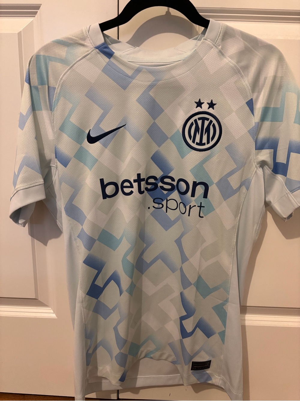 Nike Inter Milan Light Blue Away Soccer Jersey
